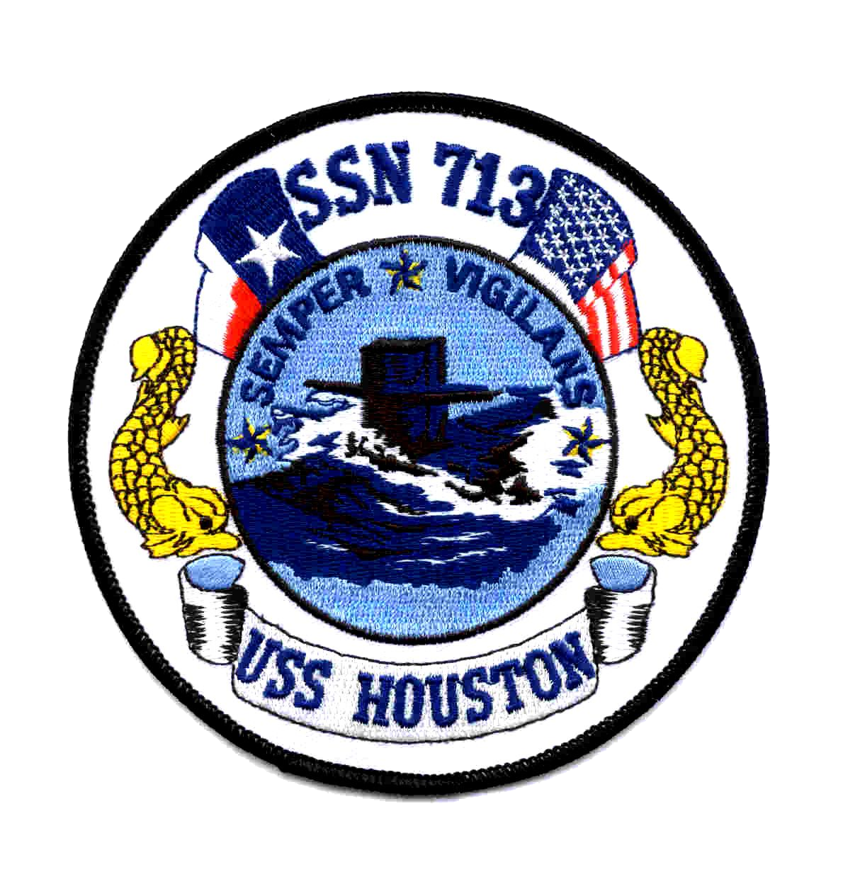 USS HOUSTON SSN 713 PATCH