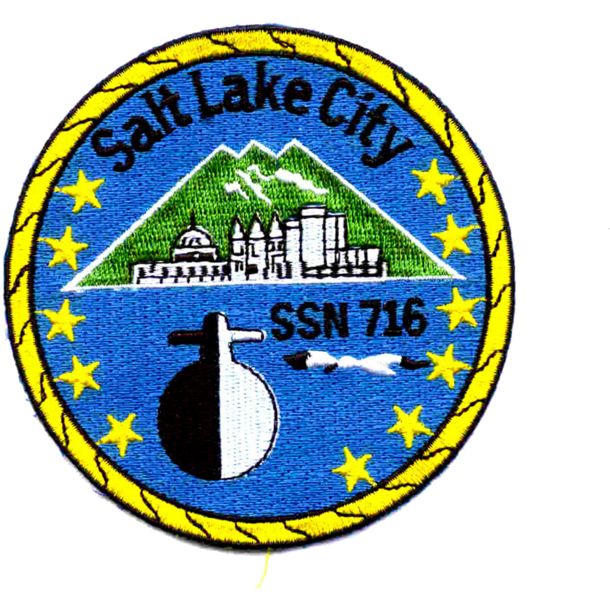 USS SALT LAKE CITY SSN 716 PATCH