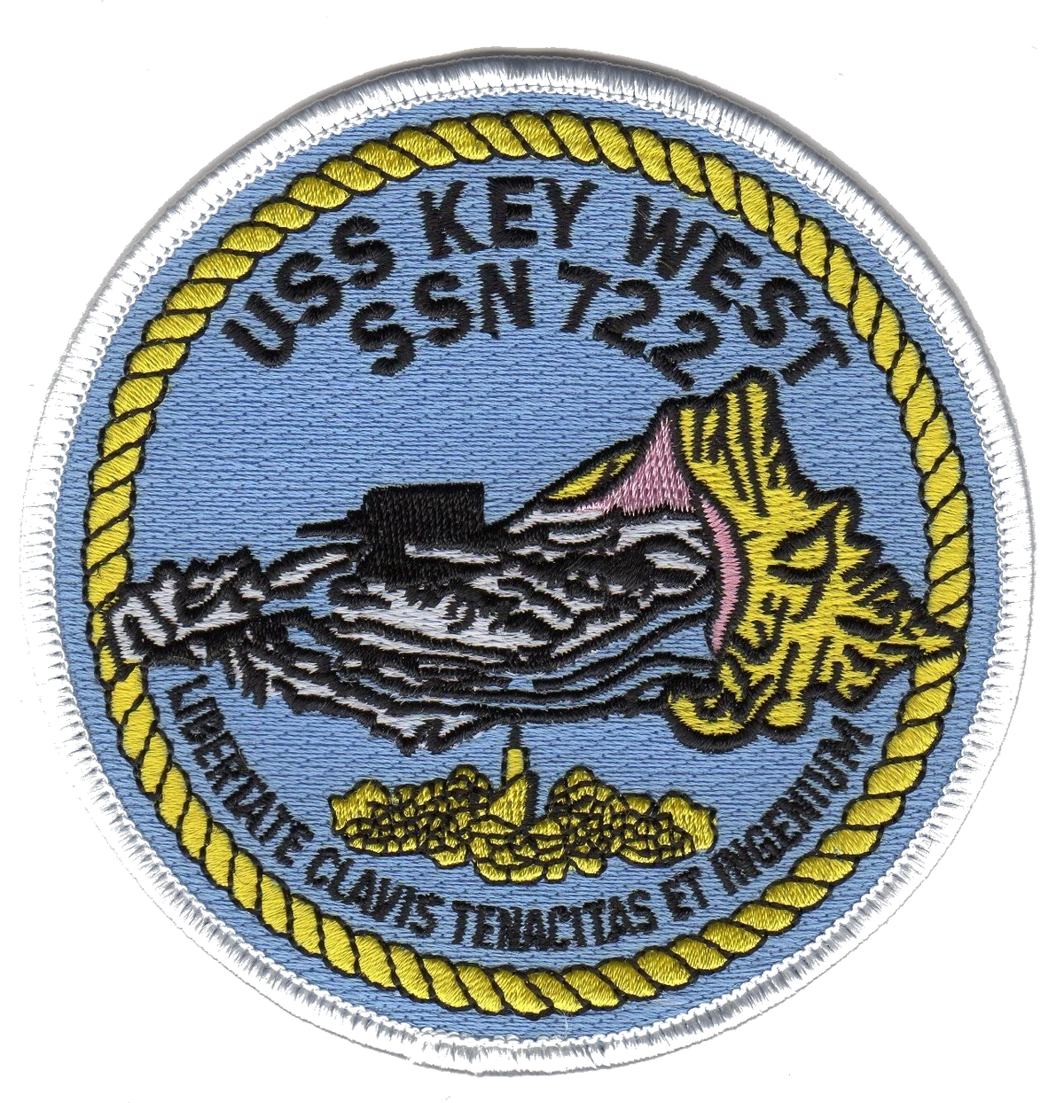 USS KEY WEST SSN 722 PATCH collection thumbnail