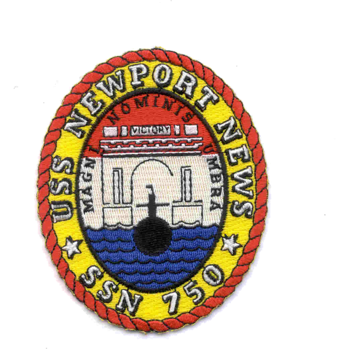 USS NEWPORT NEWS SSN 750 PATCH