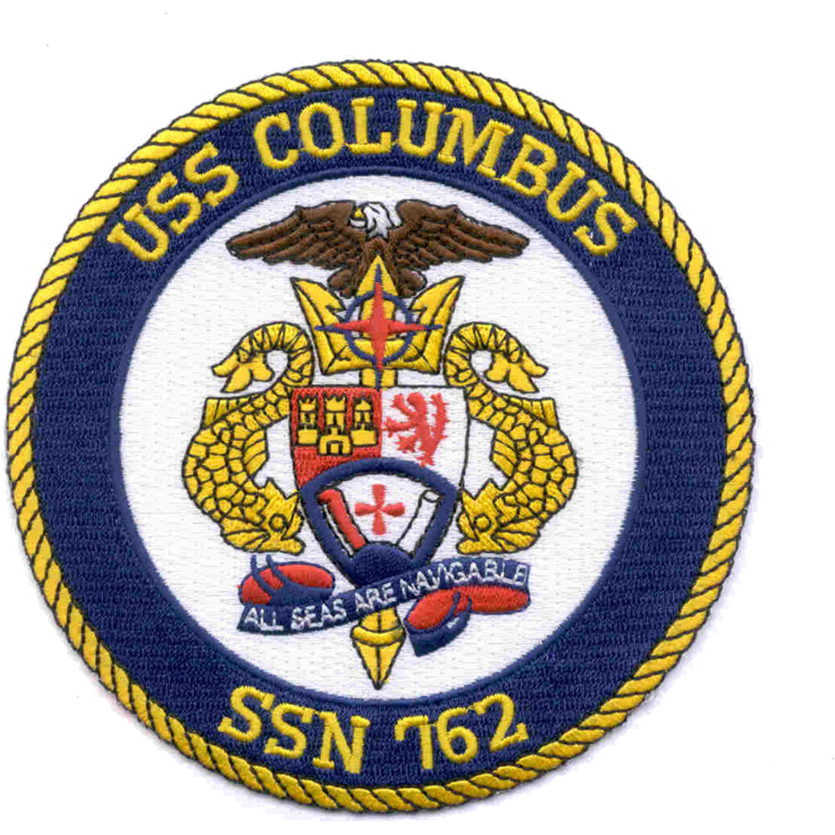 USS COLUMBUS SSN 762 PATCH