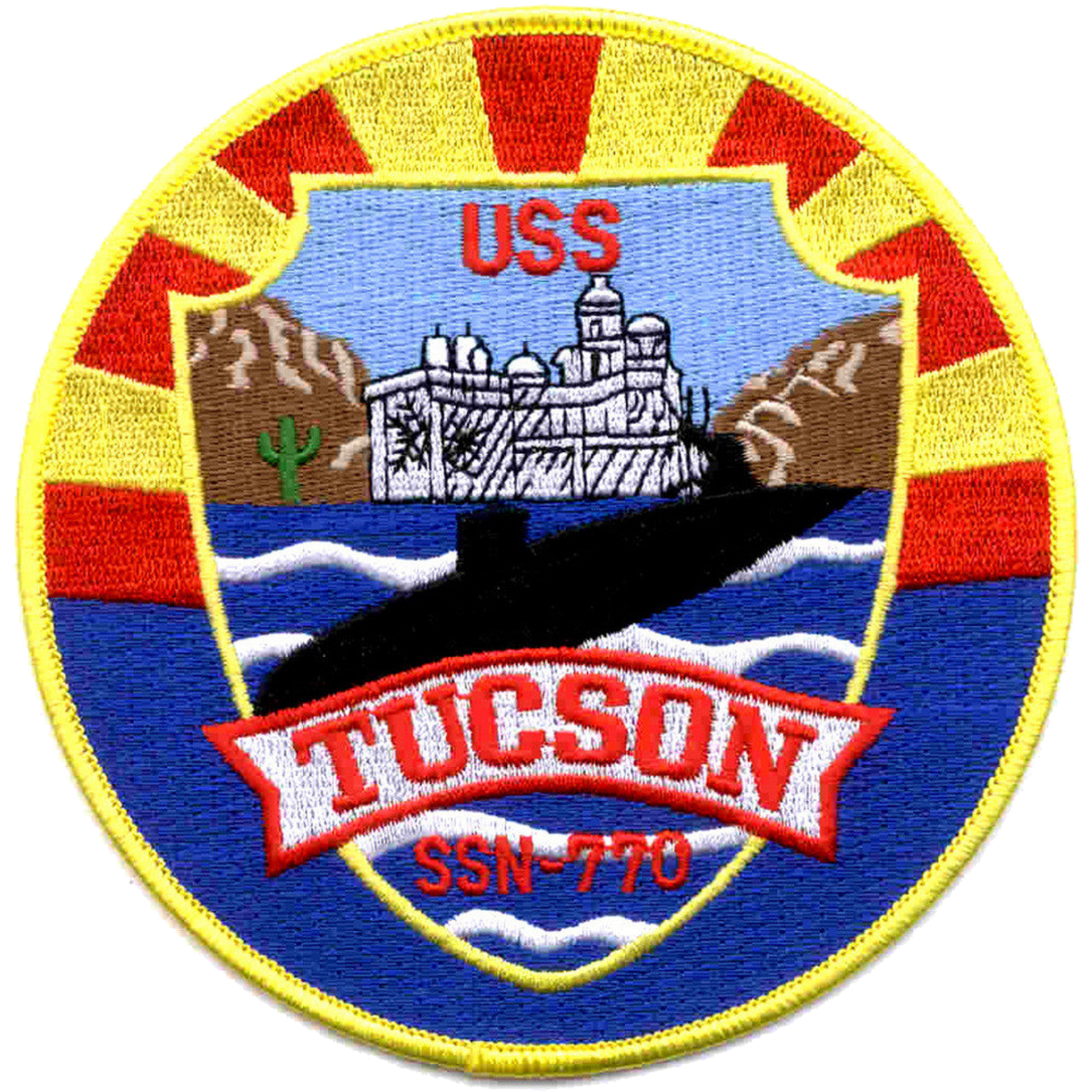 USS TUCSON SSN 770 PATCH