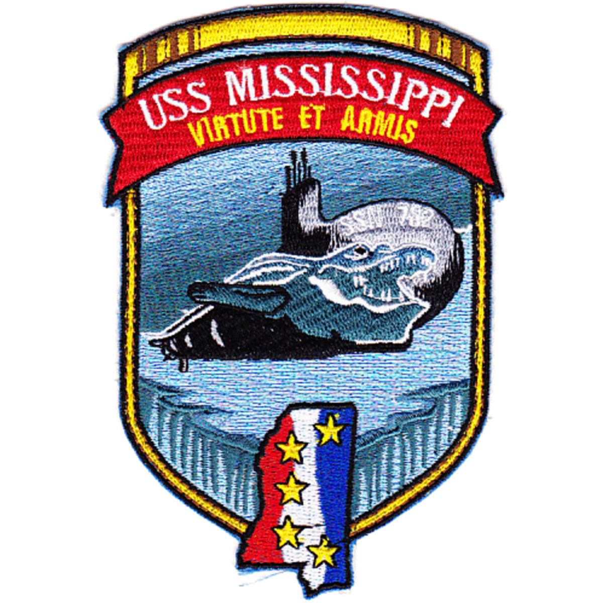 USS MISSIPPIPPI SSN 782 PATCH
