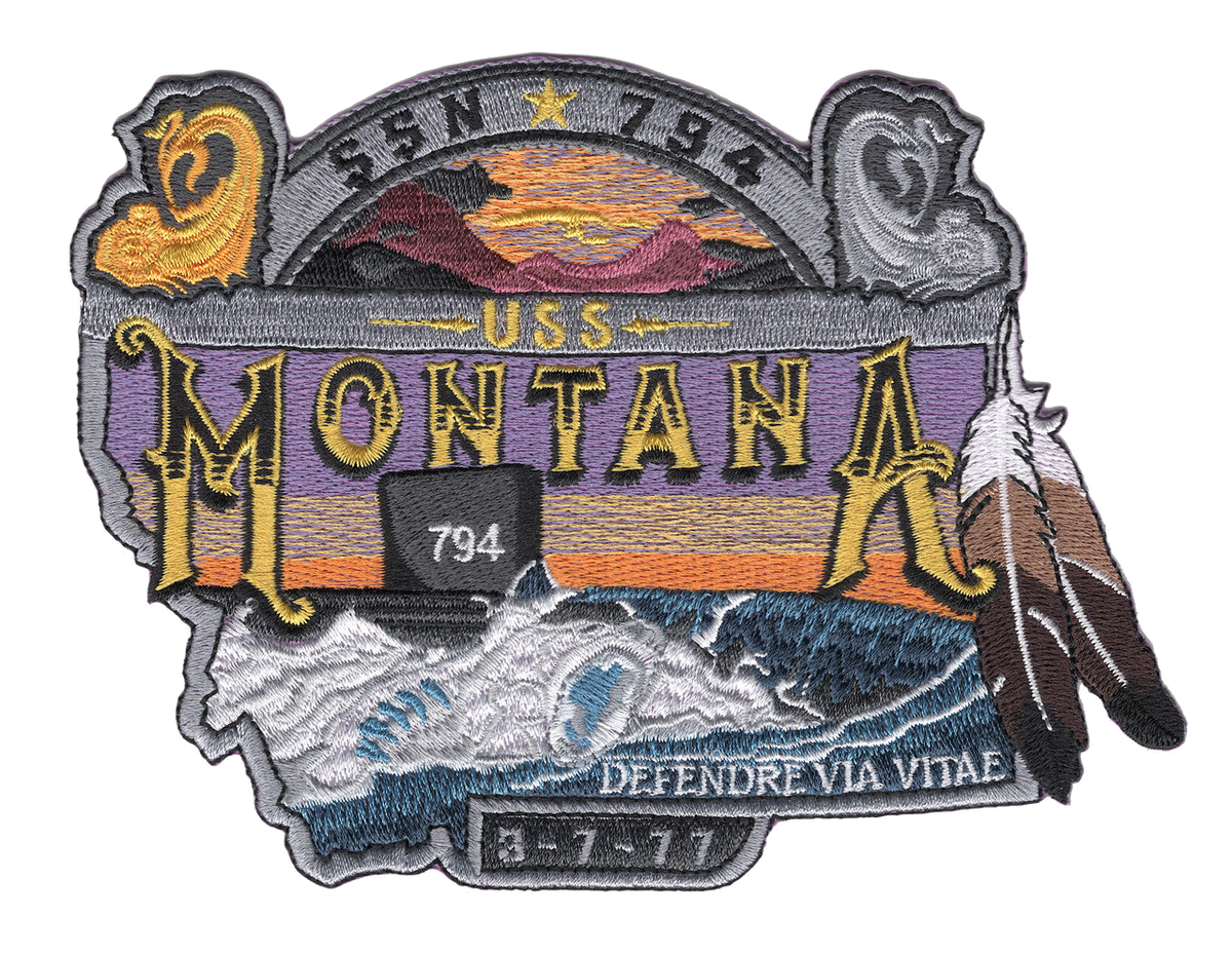 USS MONTANA SSN 794 PATCH