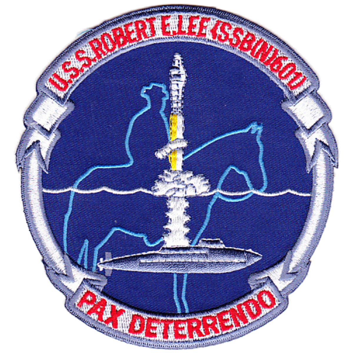 USS ROBERT E LEE SSBN 601 PATCH