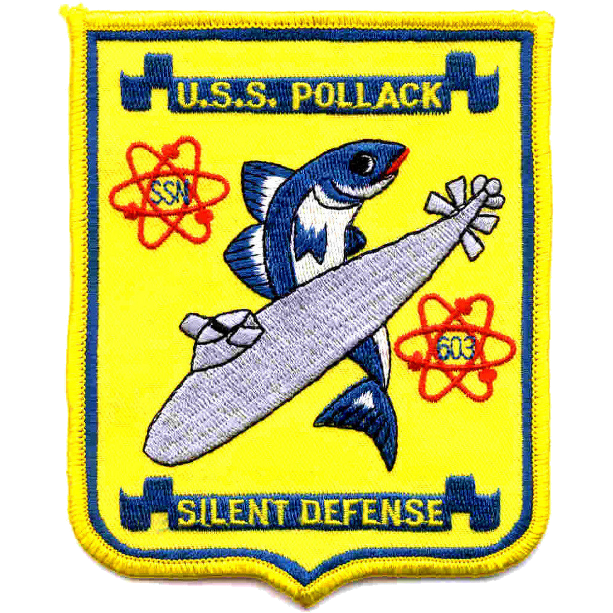 USS POLLACK SSN 603 PATCH