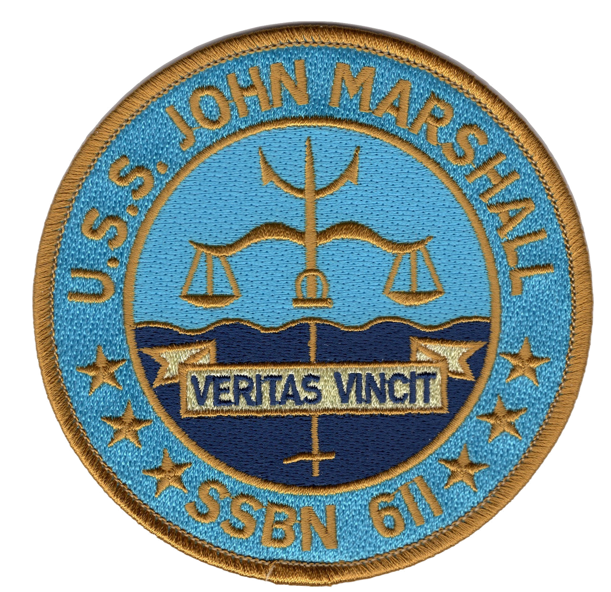 USS JOHN MARSHALL SSBN 611 PATCH