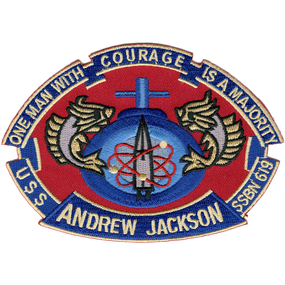 USS ANDREW JACKSON SSBN 619 PATCH