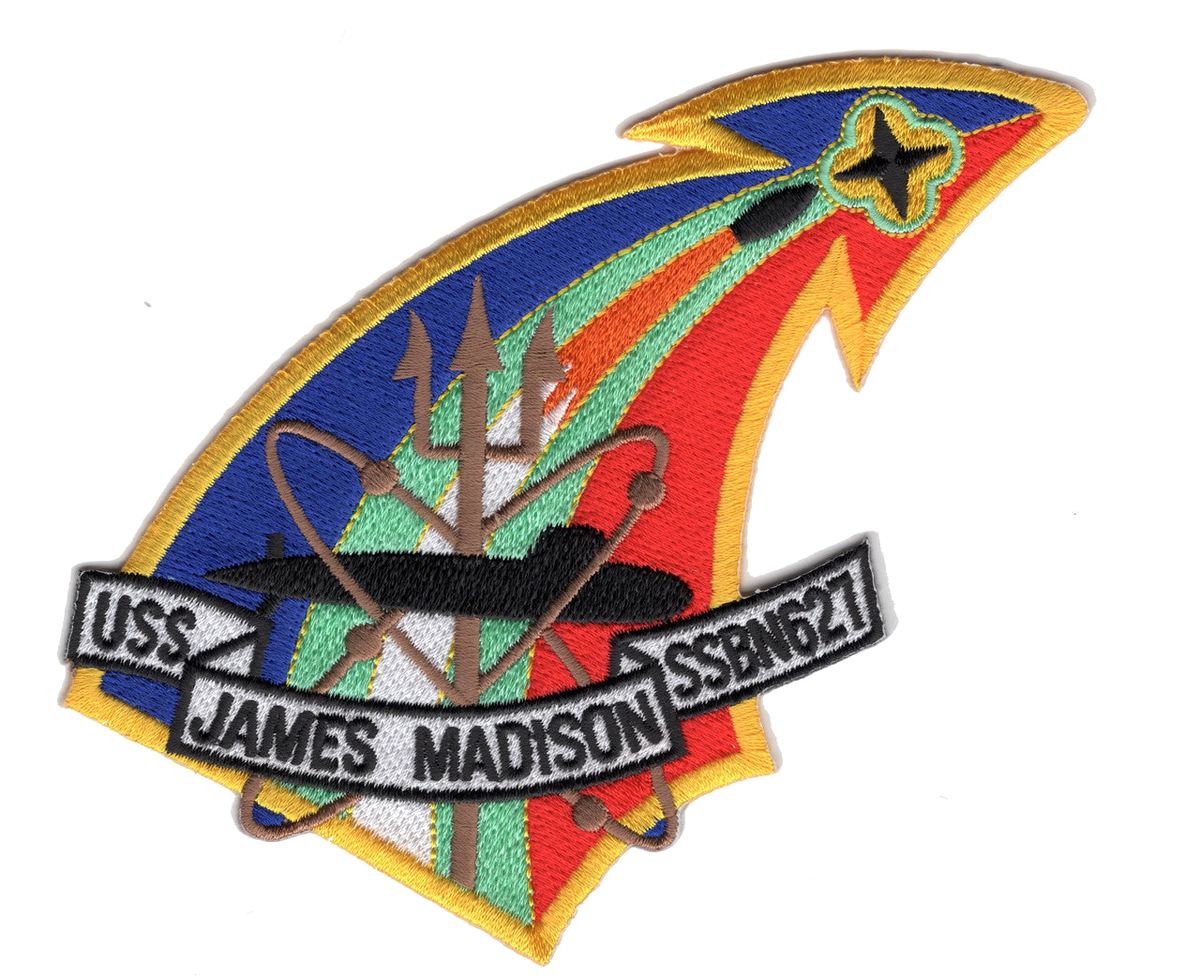USS JAMES MADISON SSBN 627 PATCH