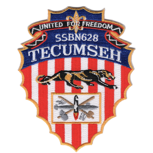USS TECUMSEH SSBN 628 PATCH collection thumbnail