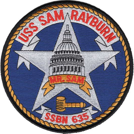 USS SAM RAYBURN SSBN 635 PATCH collection thumbnail