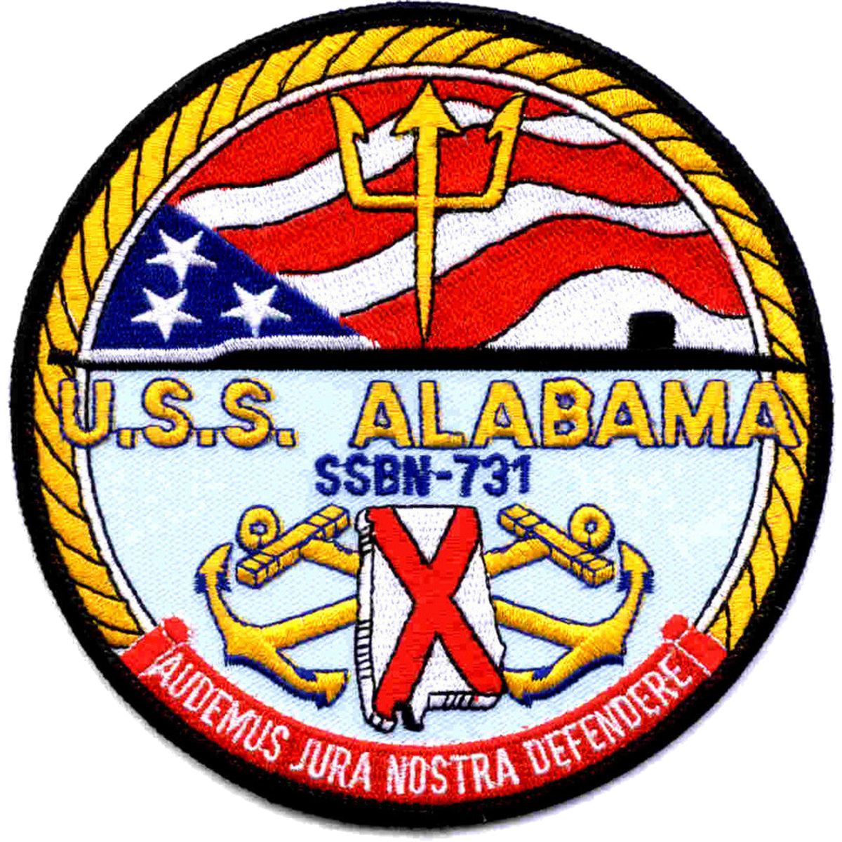 USS ALABAMA SSBN 731 PATCH