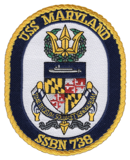 USS MARYLAND SSBN 738 PATCH collection thumbnail