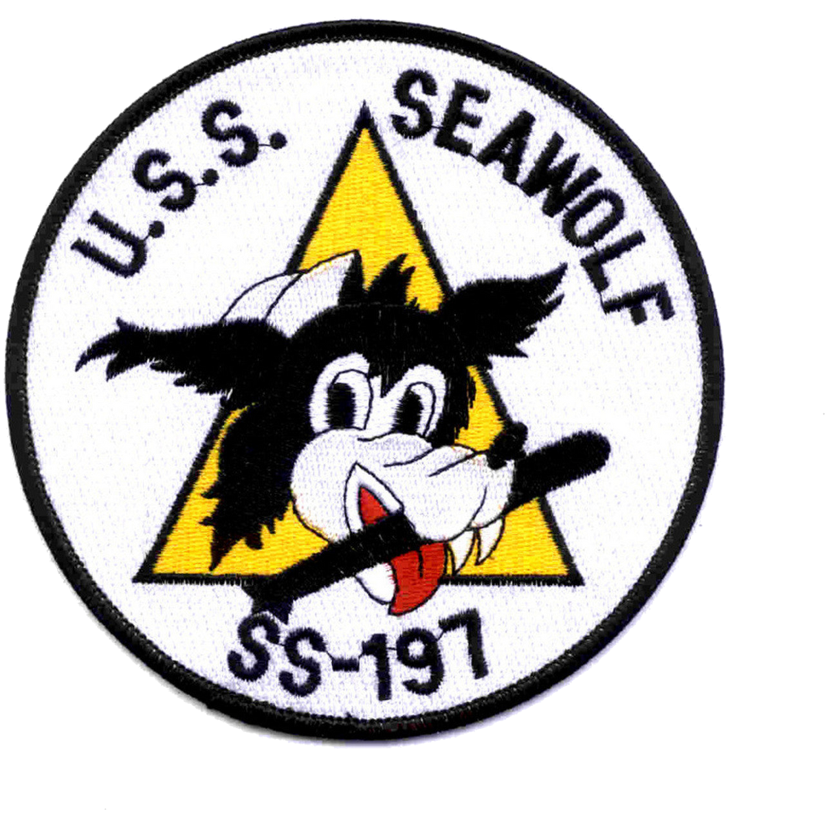 USS SEAWOLF SS - 197 PATCH