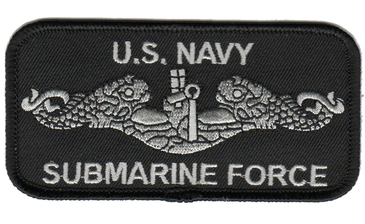 US NAVY Submarine Force Silver PATCH collection thumbnail