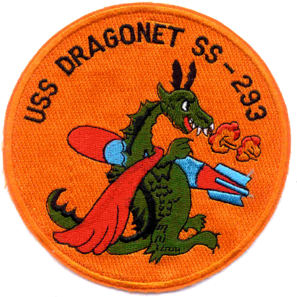 USS DRAGONET SS 293 PATCH