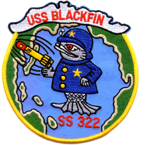 USS BLACKFIN SS 322 PATCH