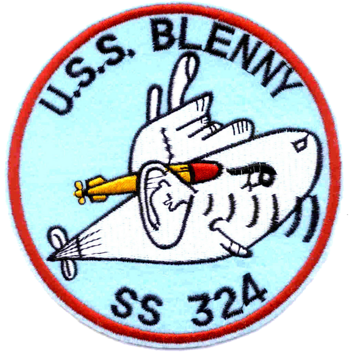 USS BLENNY SS 324 PATCH