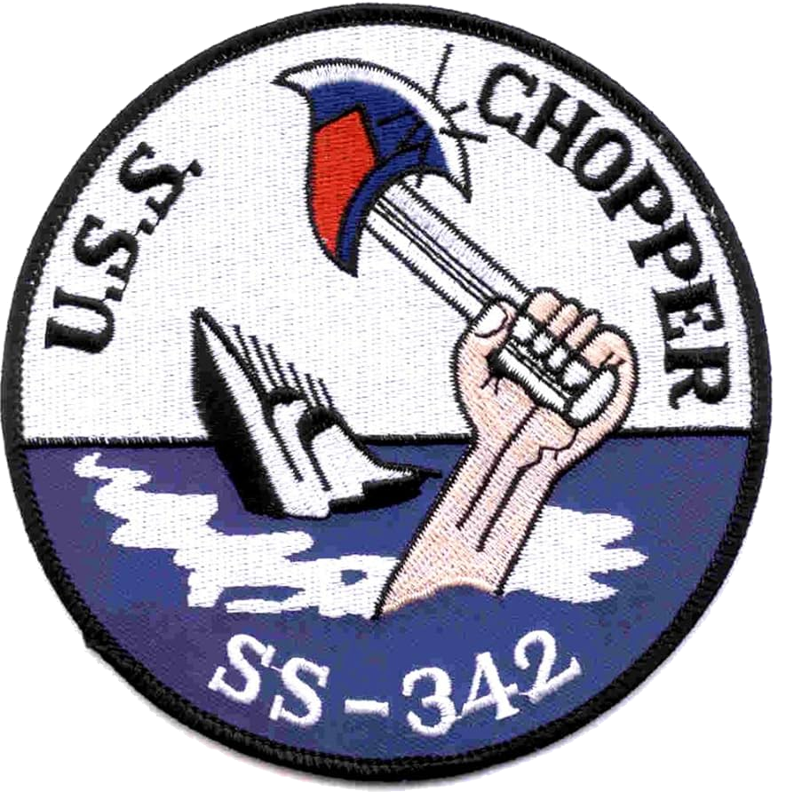 USS CHOPPER SS 342 PATCH