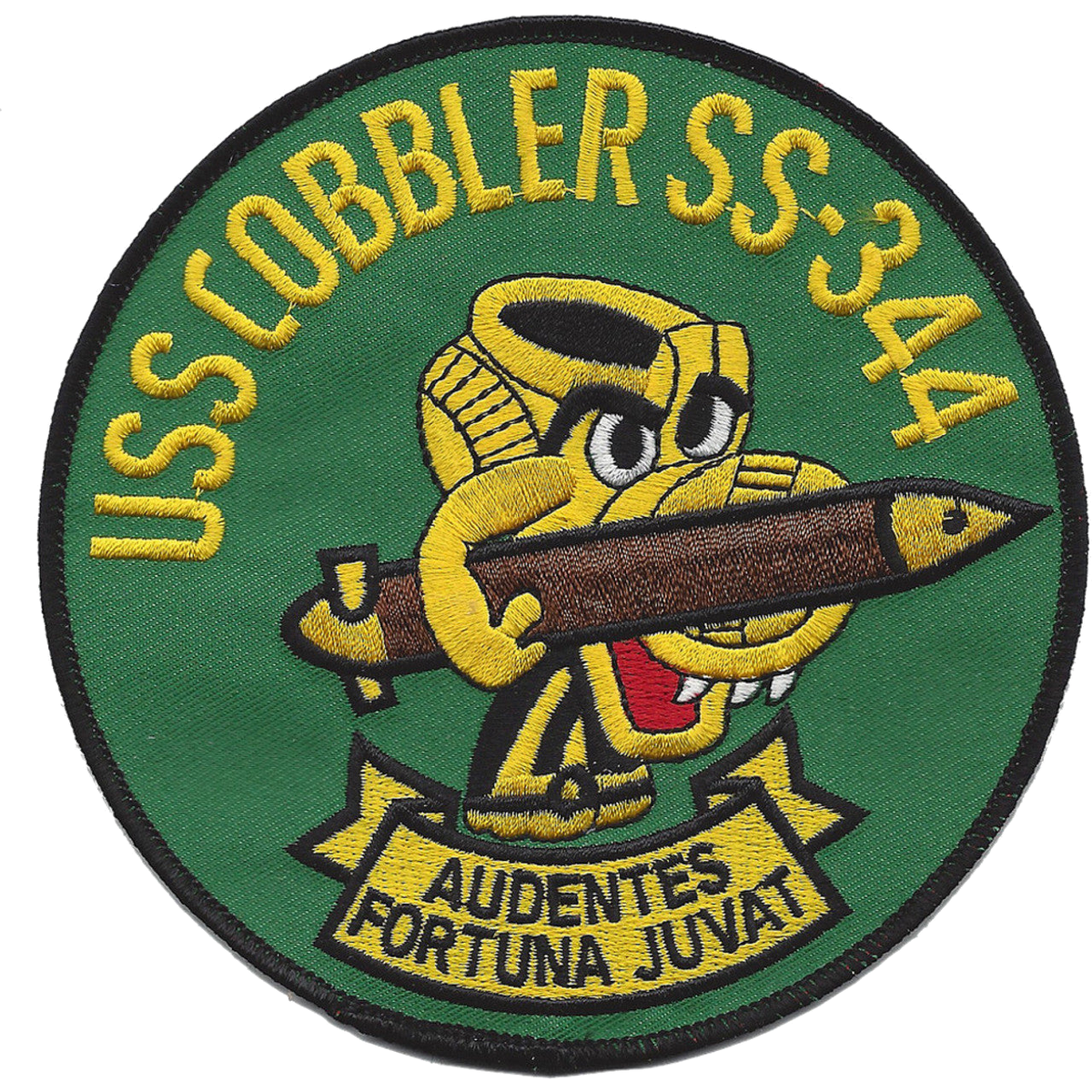 USS COBBLER SS 344 PATCH