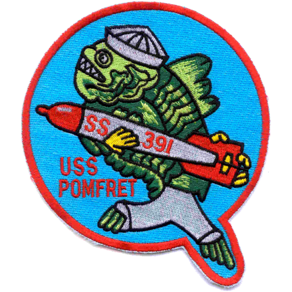 USS POMFRET SS 391 PATCH