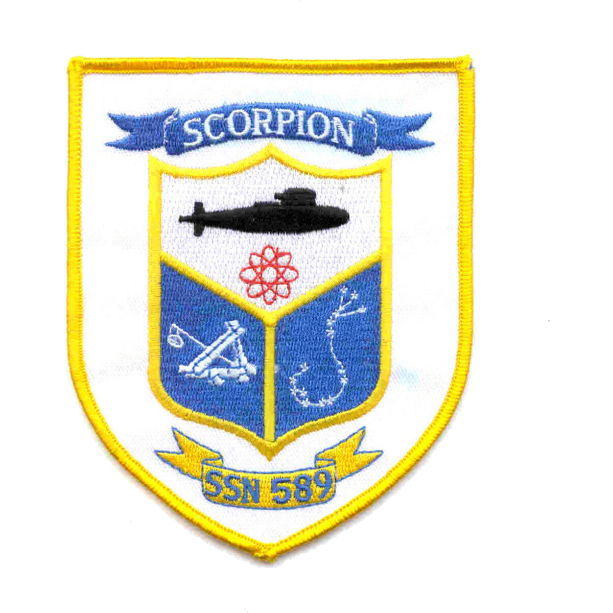 USS SCORPION SSN 589 PATCH