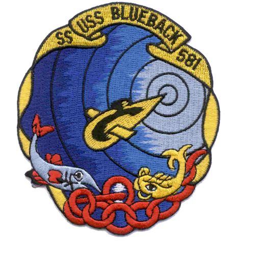 USS BLUEBACK SS 581 PATCH collection thumbnail