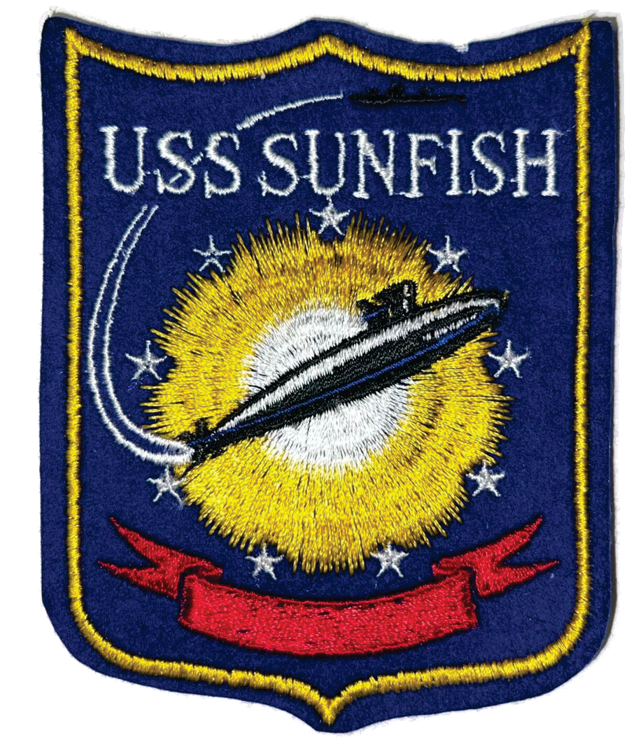 USS SUNFISH SSN 649 PATCH