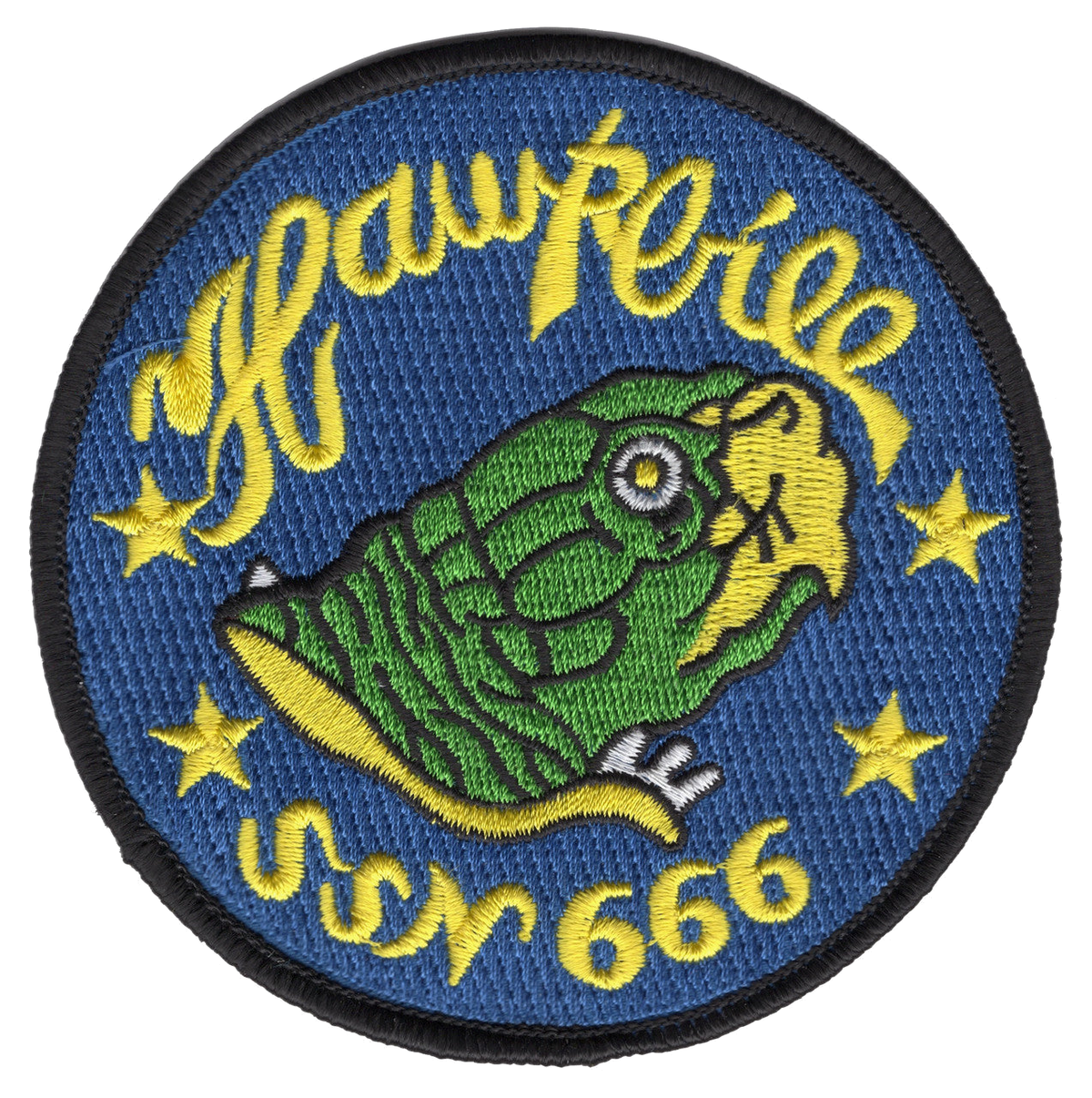 USS HAWKBILL SSN 666 PATCH
