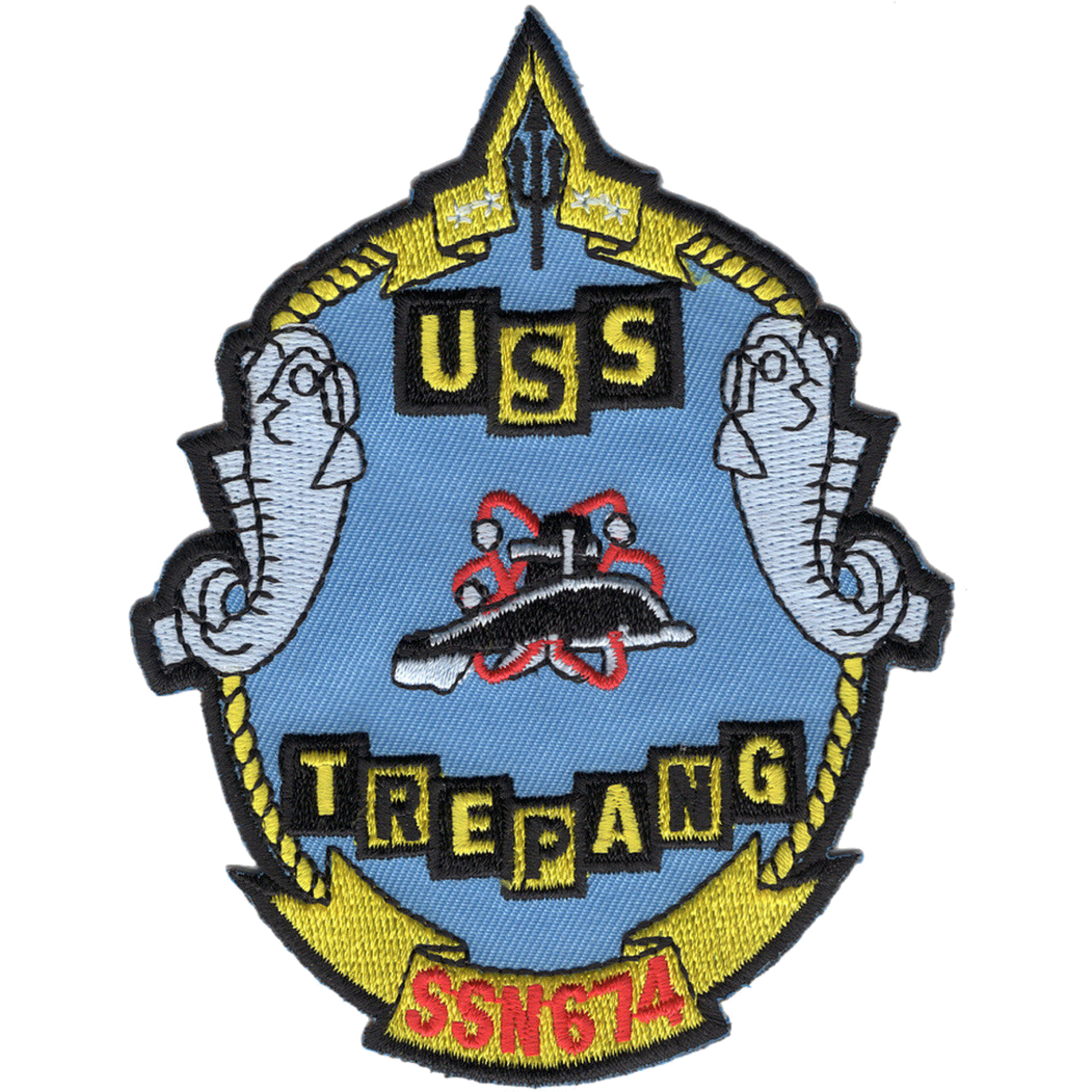USS TREPANG SSN 674 PATCH