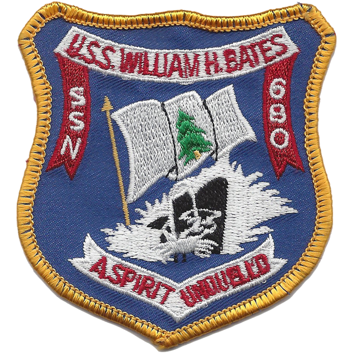 USS WILLIAM H BATES SSN 680 PATCH