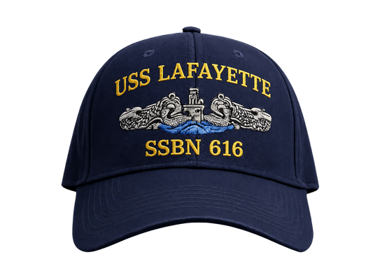 USS LAFAYETTE SSBN 616 BALLCAP - CUSTOM OPTIONS