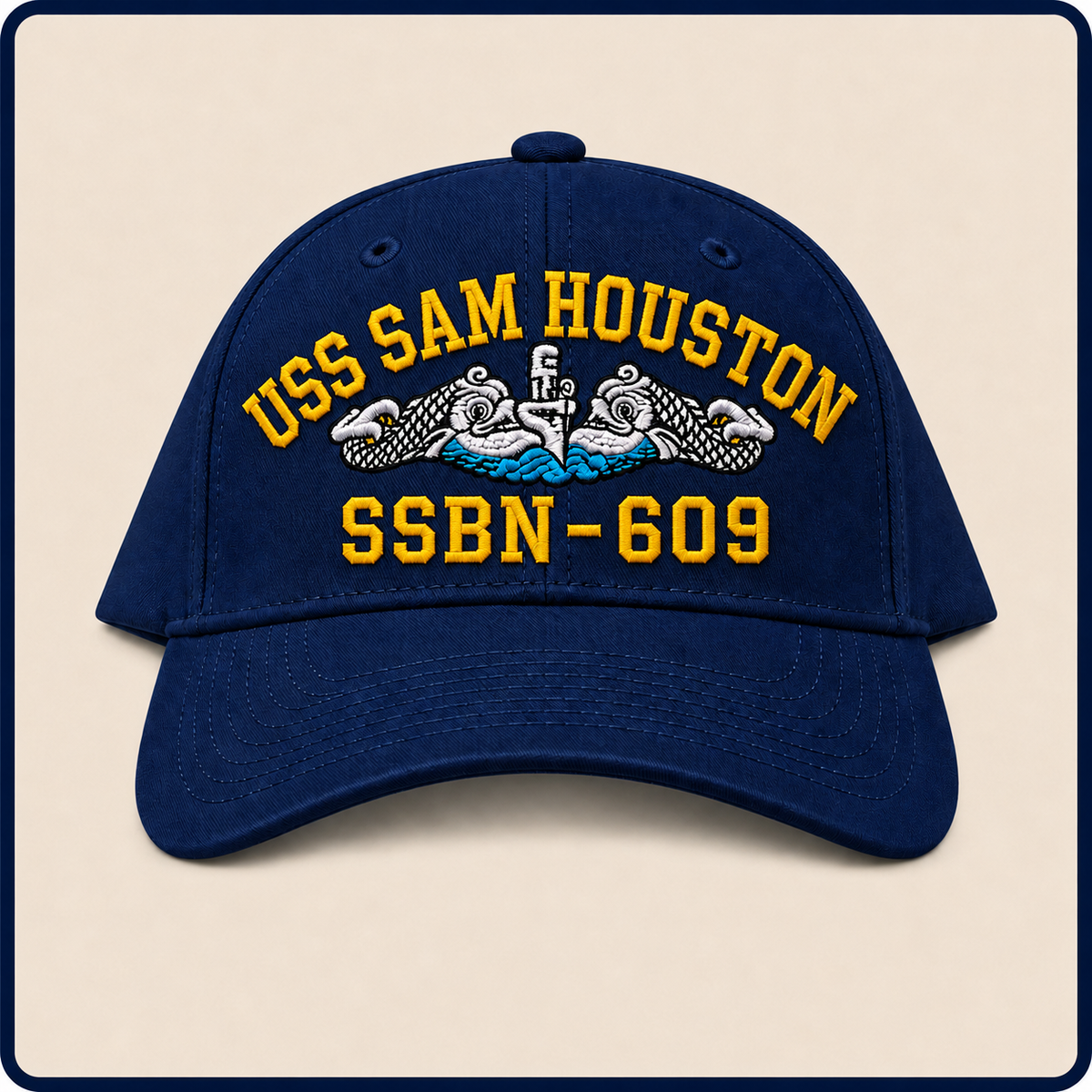 USS SAM HOUSTON SSBN-609 HAT approved boat mockup
