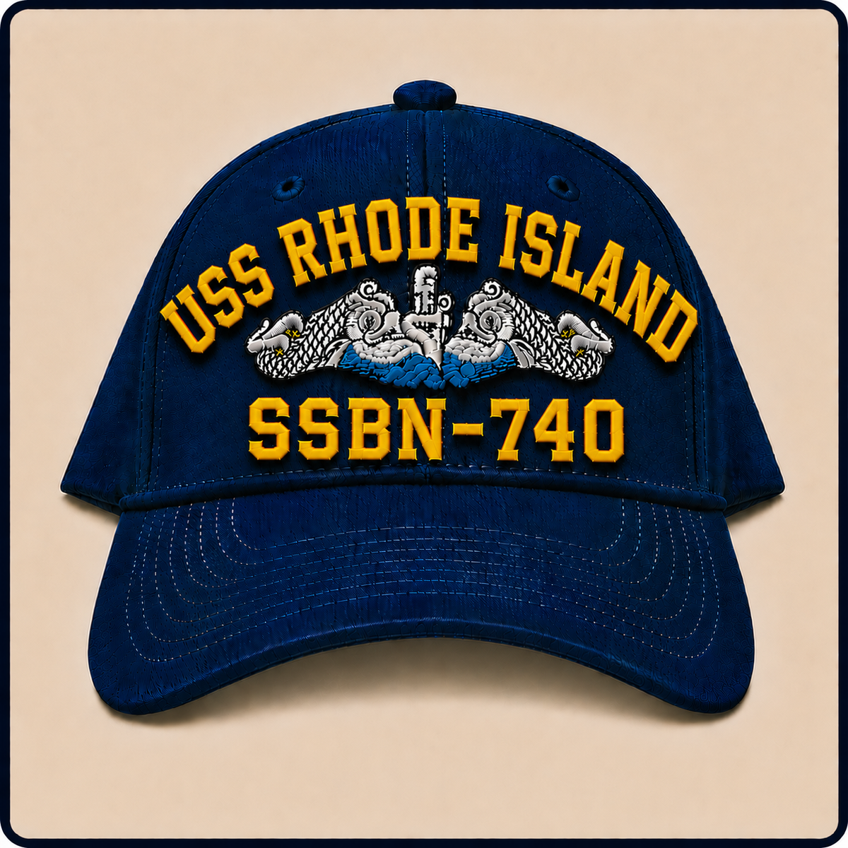 USS RHODE ISLAND SSBN-740 HAT approved boat mockup