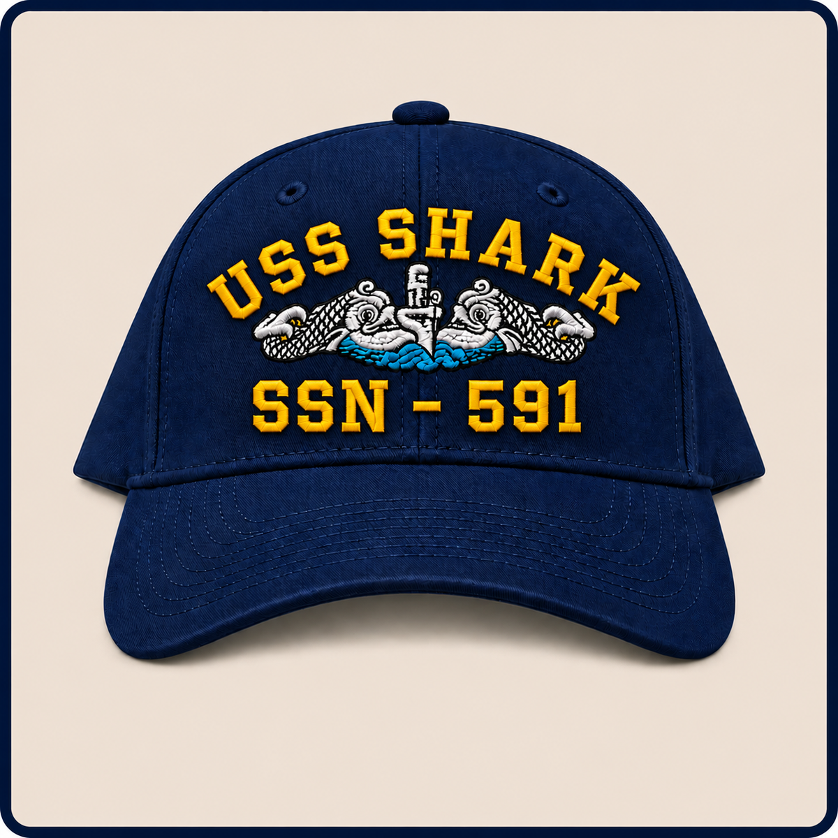USS SHARK SSN-591 HAT approved boat mockup