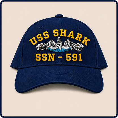 USS SHARK SSN-591 HAT approved boat mockup