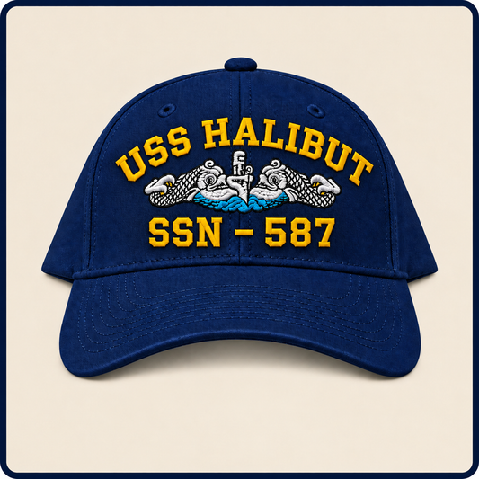 USS HALIBUT SSN-587 HAT approved boat mockup