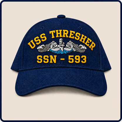 USS THRESHER SSN-593 HAT approved boat mockup
