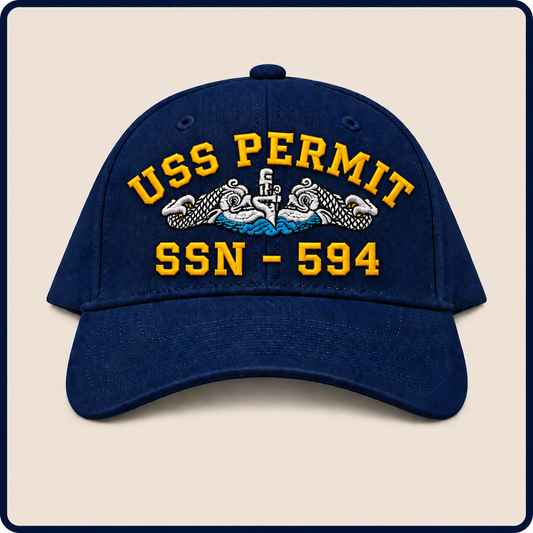 USS PERMIT SSN-594 HAT approved boat mockup