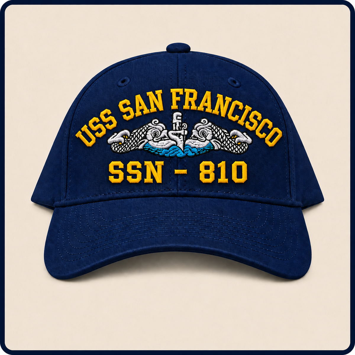 USS SAN FRANCISCO SSN-810 HAT approved boat mockup