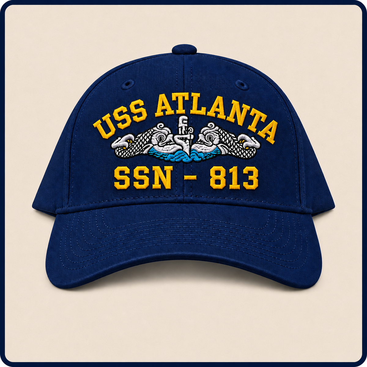 USS ATLANTA SSN-813 HAT approved boat mockup