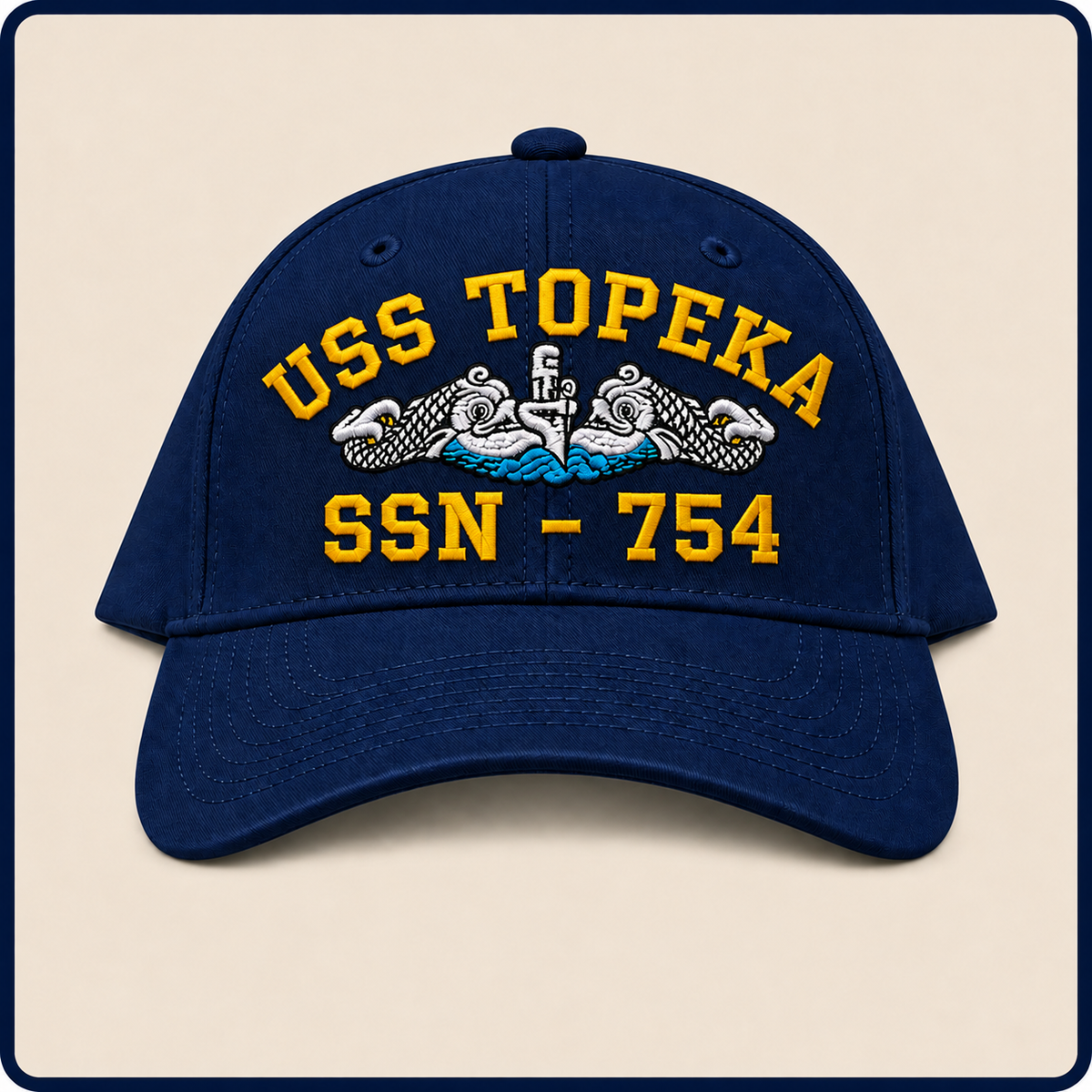 USS TOPEKA SSN-754 HAT approved boat mockup