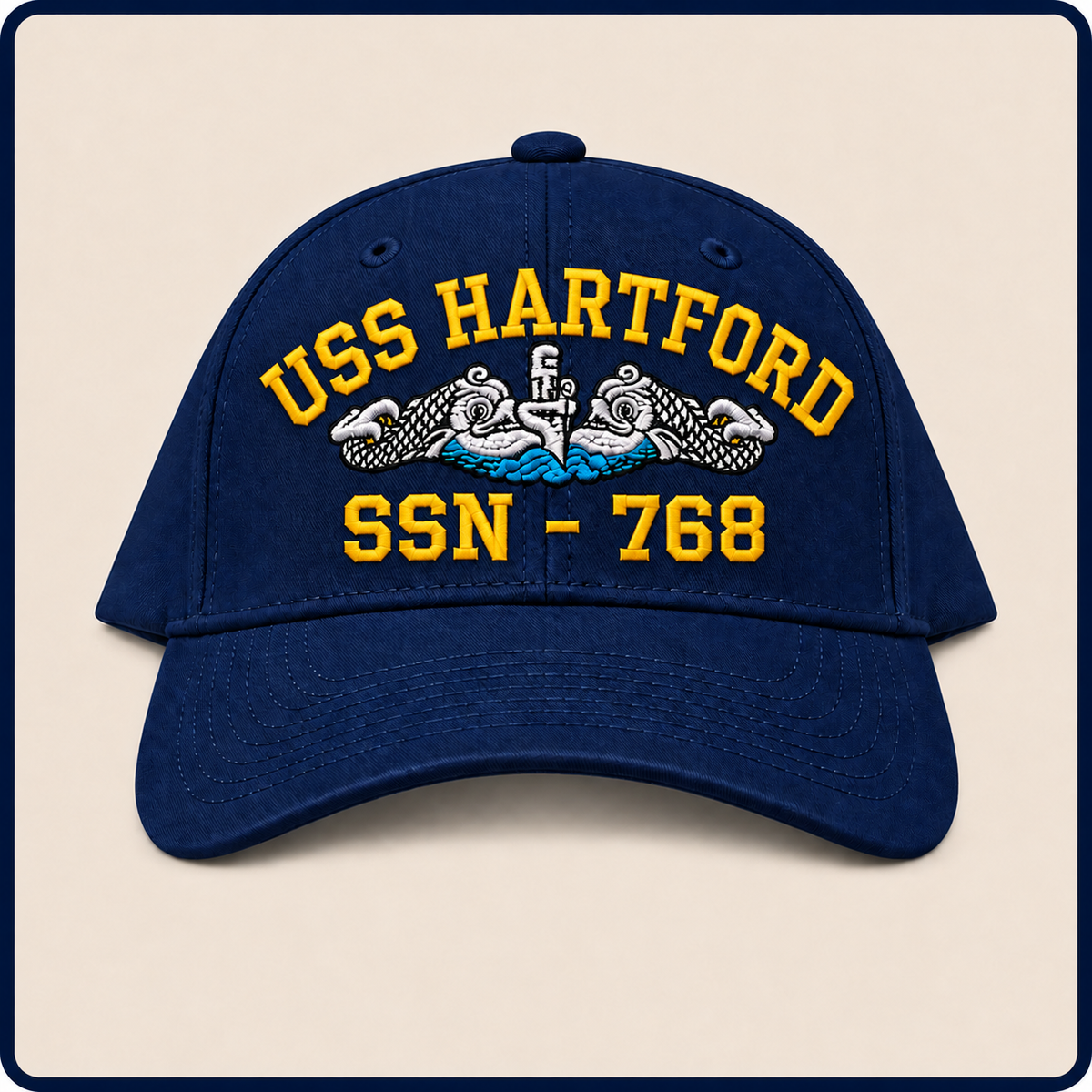 USS HARTFORD SSN-768 HAT approved boat mockup