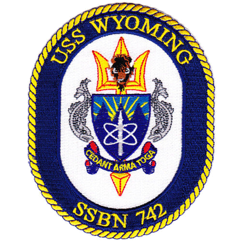 USS WYOMING SSBN 742  Crest Patch
