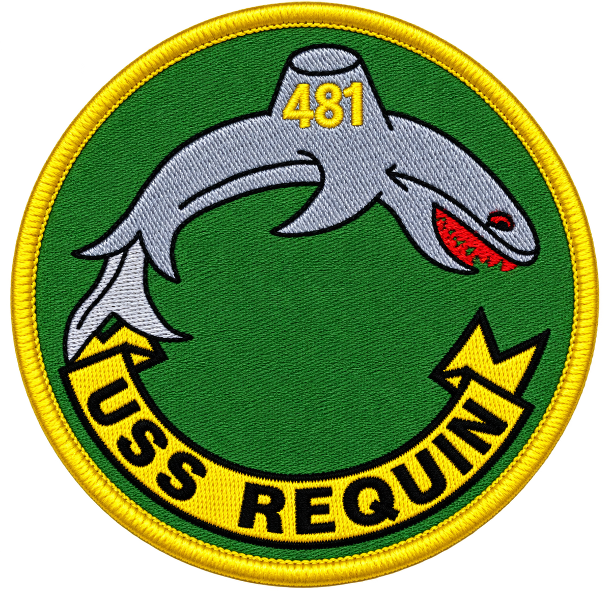 USS REQUIN SS 481 PATCH
