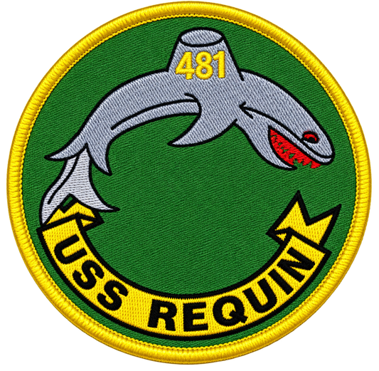 USS REQUIN SS 481 PATCH