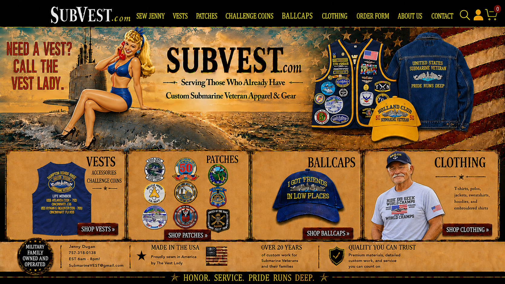 SUBVEST homepage artwork