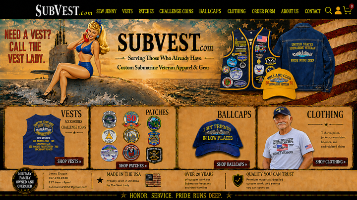 SUBVEST submarine veteran apparel and gear