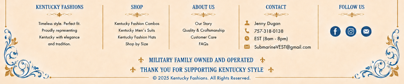 Kentucky Fashions footer artwork