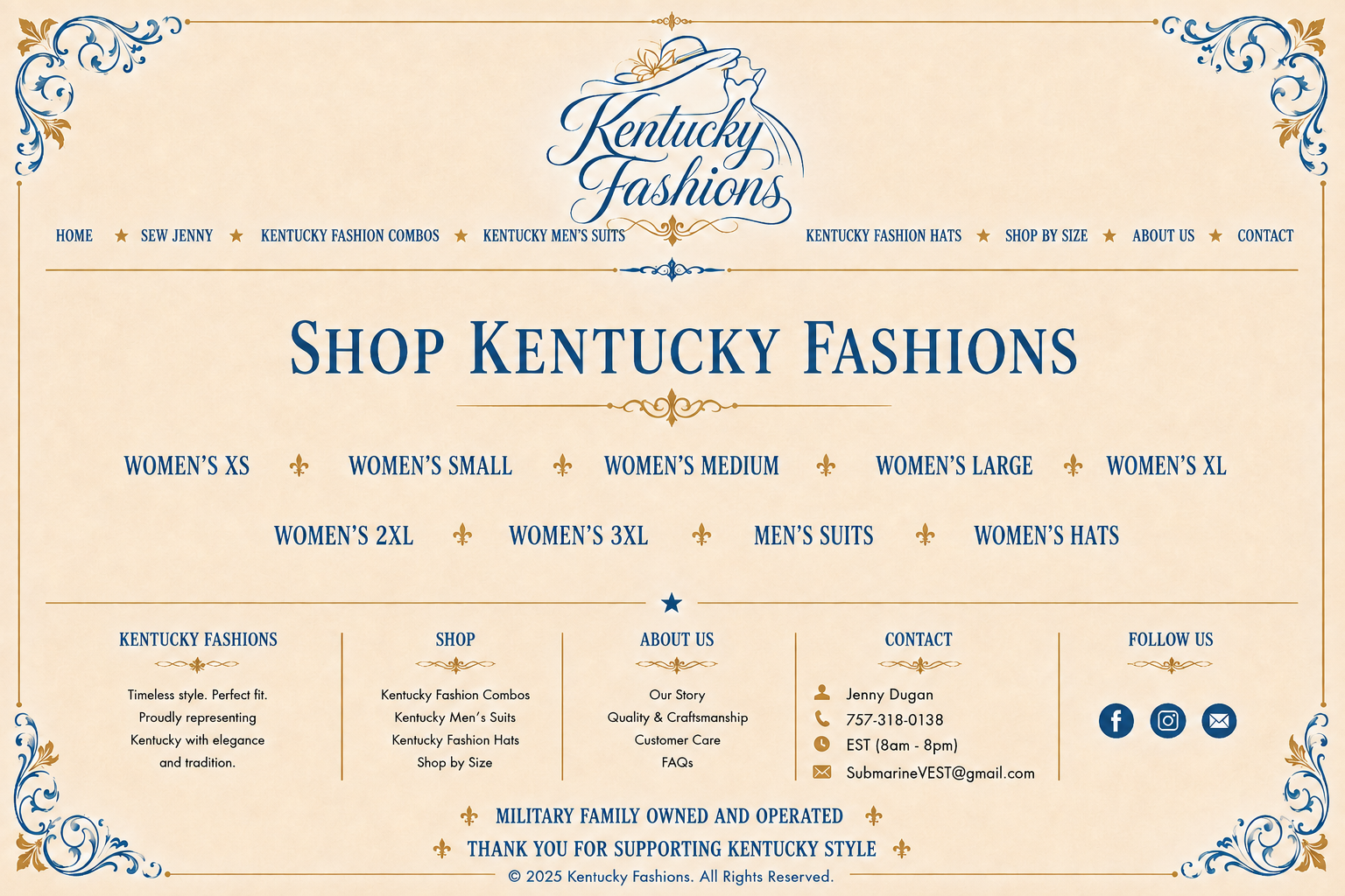 Shop Kentucky Fashions